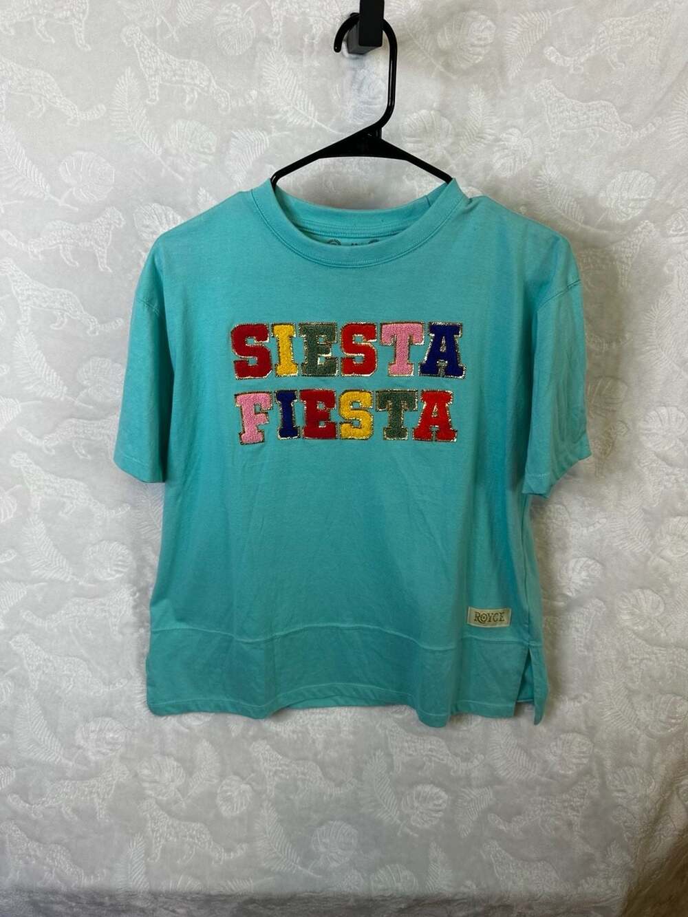 Black Fiesta Graphic Women's Top Wound Up